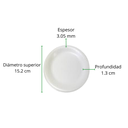 PLATO TERMICO 006 REYMA 20 PAQ/25 PZAS