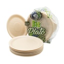 PLATO TERMICO BIODEGRADABLE 006 REYMA 20 PAQ/25 PZAS 