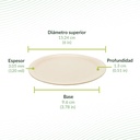 PLATO TERMICO BIODEGRADABLE 006 REYMA 20 PAQ/25 PZAS 