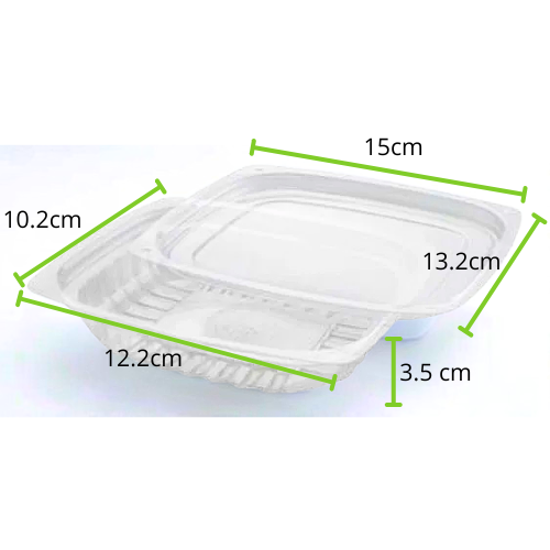CONTENEDOR POLIESTIRENO R-14 REYMA 1 PAQ / 250 PZAS