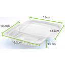 CONTENEDOR POLIESTIRENO R-14 REYMA 1 PAQ / 250 PZAS