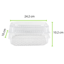 CONTENEDOR POLIESTIRENO RB-130 REYMA 1 PAQ / 250 PZAS 