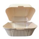 CONTENEDOR TERMICO BIODEGRADABLE  P/HAMBURGUESA REYMA 10 PAQ/50 PZAS 