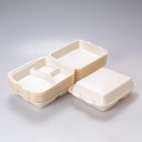 CONTENEDOR TERMICO BIODEGRADABLE 7X7 DIVISION REYMA 1 PAQ/50 PZAS