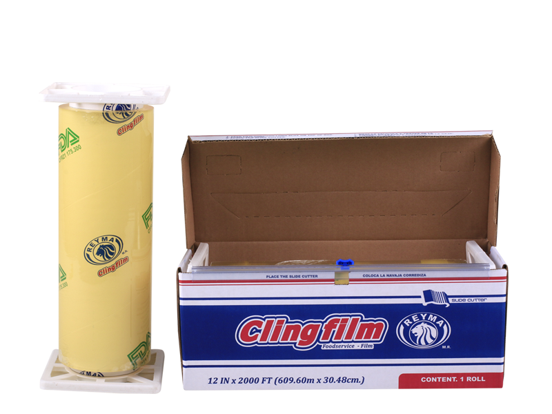 CLINGFILM CUTTERBOX REYMA 30 CM  X 609 METROS CAL 10 TUBO 4 MM 1 ROLLO