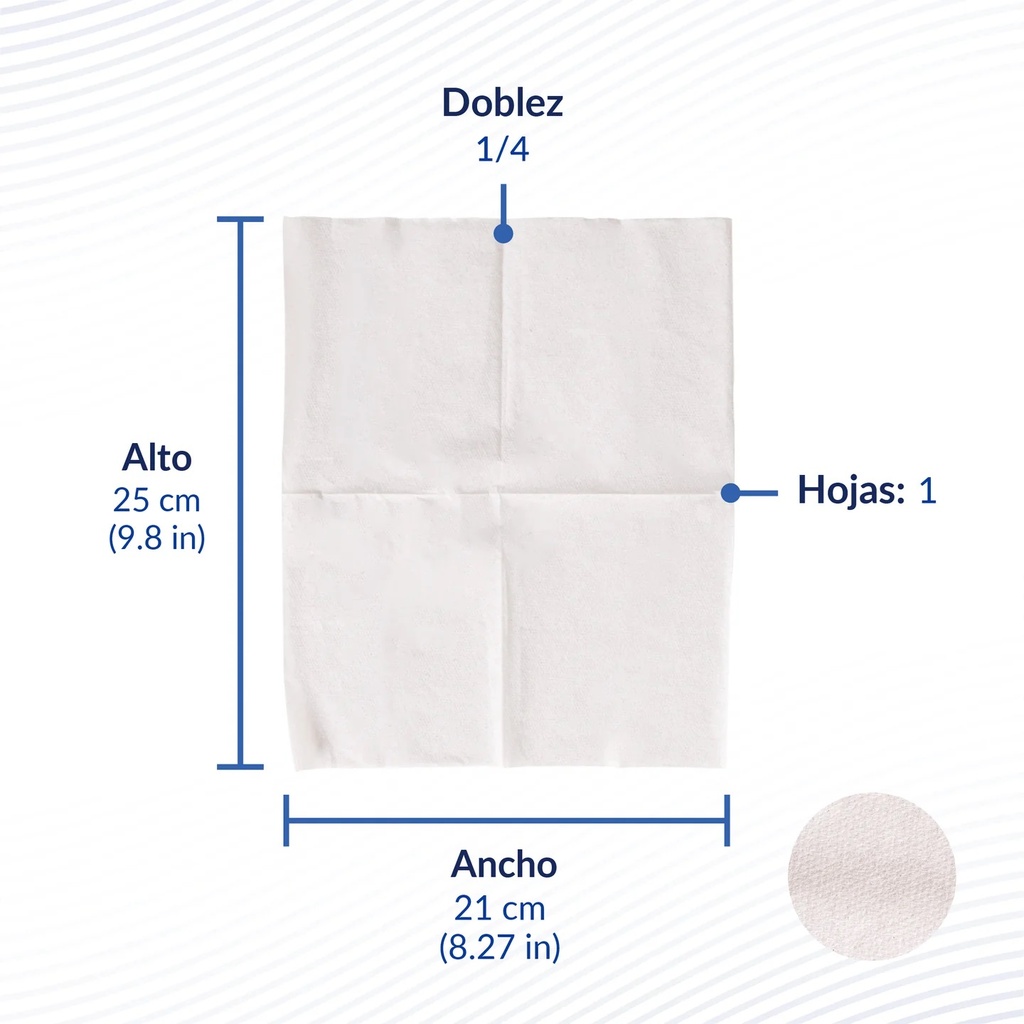 SERVILLETA INTERDOBLADA LA TAQUERA 250 PZAS 1 CAJA/24 PAQ