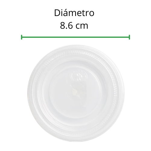 TAPA LISA P/VASO POLIPRO NO 10 REYMA 1 PAQ / 50 PZAS