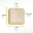 CHAROLA TERMICA BIODEGRADABLE 066 MARIEL 1 PAQ/50 PZAS