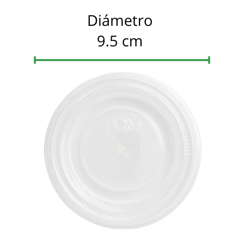 TAPA LISA P/VASO POLIPRO NO 12/14 REYMA 20 PAQ / 50 PZAS