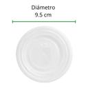 TAPA LISA P/VASO POLIPRO NO 12/14 REYMA 20 PAQ / 50 PZAS