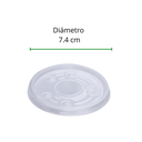 TAPA LISA P/VASO TERMICO NO 4CH/6 REYMA 1 PAQ / 50 PZAS