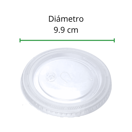 TAPA RANURADA P/VASO POLIPRO NO 16 REYMA 1 PAQ / 50 PZAS