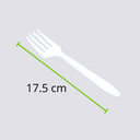 TENEDOR GRANDE 20 PAQ/25 PZAS BLANCO 
