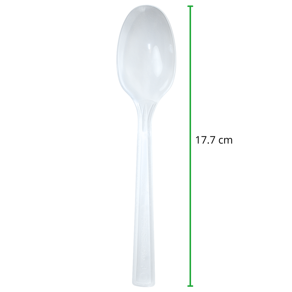 CUCHARA GRANDE 20 PAQ / 25 PZAS TRANSPARENTE