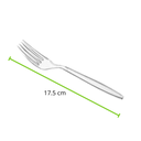 TENEDOR GRANDE 1 PQ / 25 PZ TRANSPARENTE