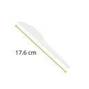 CUCHILLO 1 PAQ / 25 PZAS BLANCO