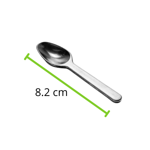 CUCHARA NEVERA 1 PQ / 100 PZ NEGRO