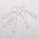CUCHARA NEVERA 1 PQ / 100 PZ TRANSPARENTE