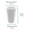 VASO TERMICO NO 14 REYMA 20 PAQ / 25 PZAS