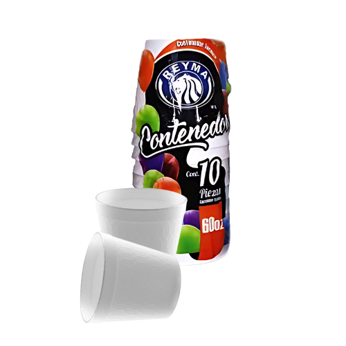 VASO TERMICO NO 60 REYMA 1 PAQ / 10 PZAS