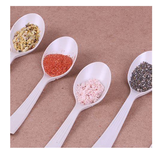 CUCHARA PLASTICA BIODEGRADABLE SOPERA NO 1 REYMA 1 PAQ/25 PZAS