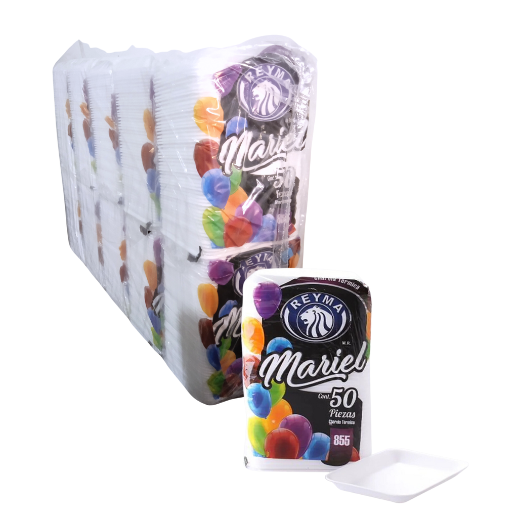 CHAROLA TERMICA 855 MARIEL 10 PAQ/50 PZAS