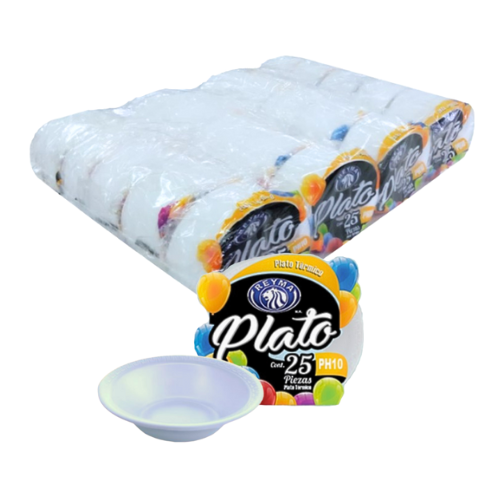 PLATO TERMICO PH10 REYMA 20 PAQ/25 PZAS    