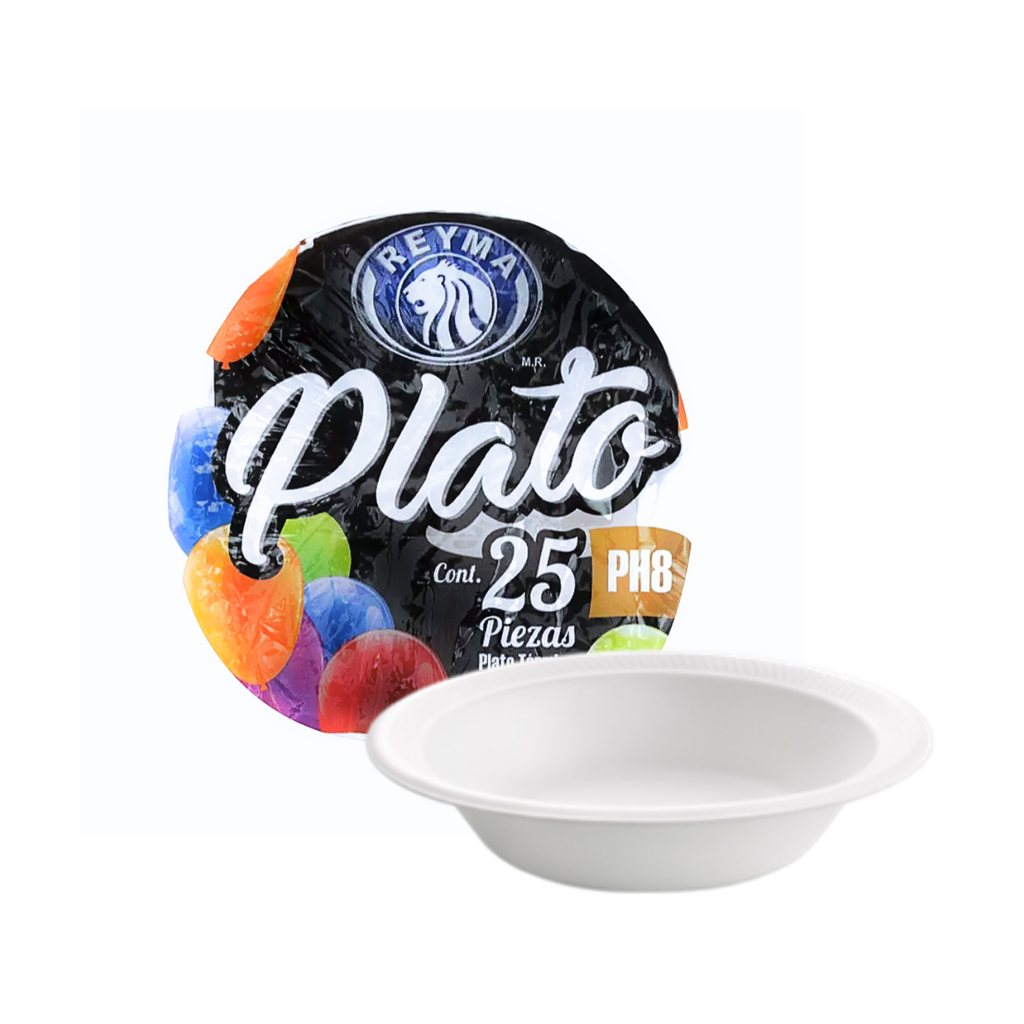 PLATO TERMICO PH8 REYMA 1 PAQ/25 PZAS    