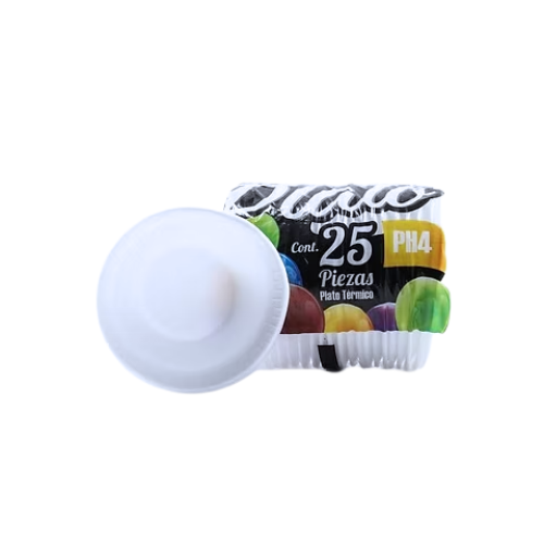 PLATO TERMICO PH4 REYMA 1 PAQ/25 PZAS  