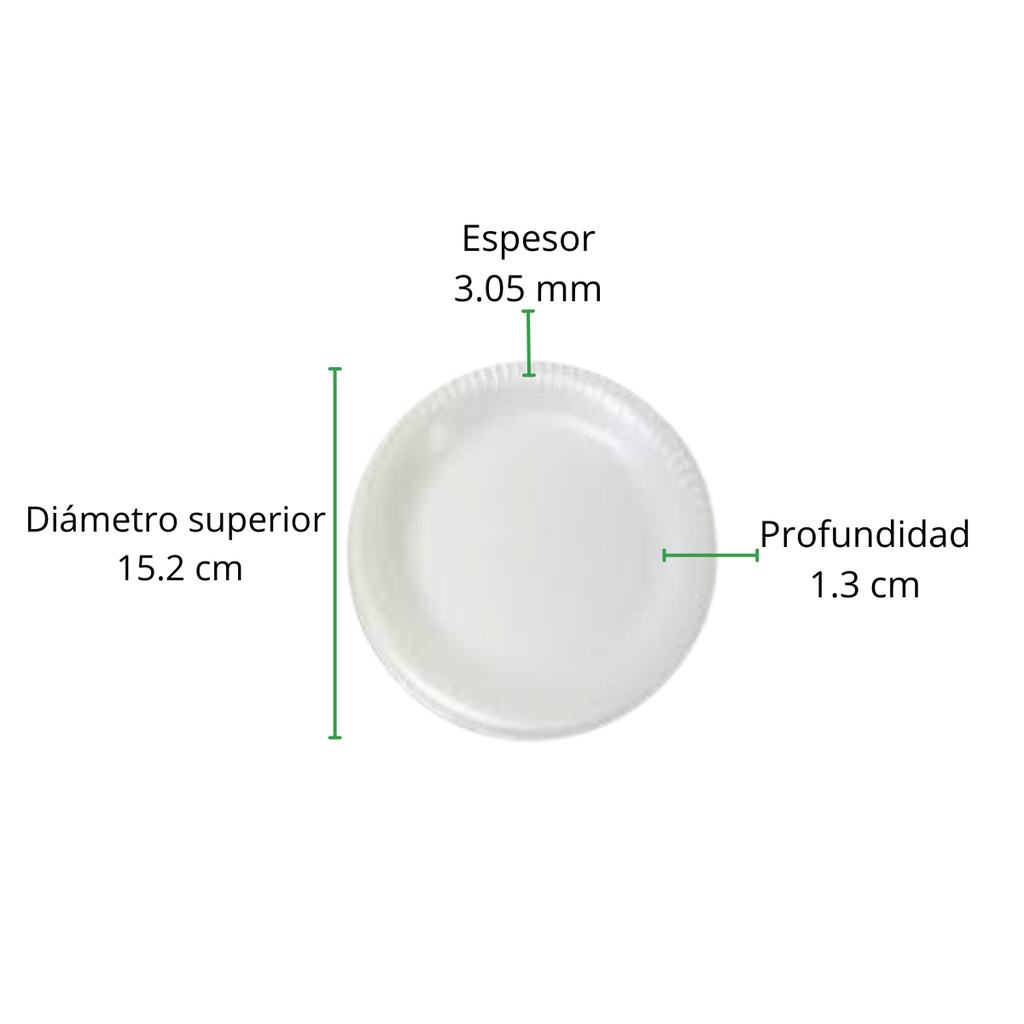 PLATO TERMICO 006 REYMA 1 PAQ/25 PZAS