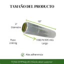 Pelicula Emplaye Manual Transparente 18" x C70 x 1,000 Ft - 305 metros -Peso 2.68 Kg TiuPlast