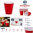 [VP2SHBCRJ CAJA-R6M1S3] VASO POLIPRO NO 2 SHOT BICOLOR ROJO REYMA 20 PAQ / 50 PZAS