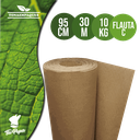 Carton Corrugado/ Single Face rollo 95 cm de ancho x  29 metros de largo - Flauta C  - Peso 10 Kg