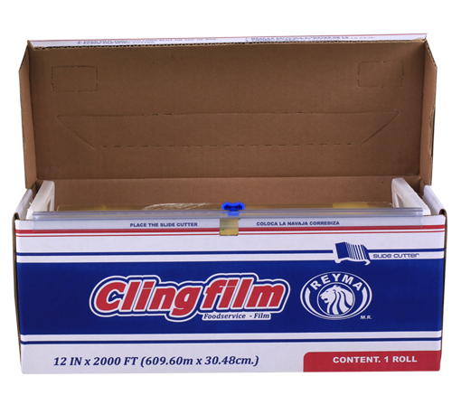 [CFC30C10M06004BR1-R4M5S2] CLINGFILM CUTTERBOX REYMA 30 CM  X 609 METROS CAL 10 TUBO 4 MM 1 ROLLO