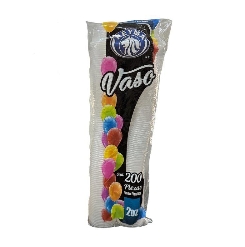 [VP2OZ-R7M3S3] VASO POLIPRO NO 2 ONZAS REYMA 1 PAQ / 200 PZAS