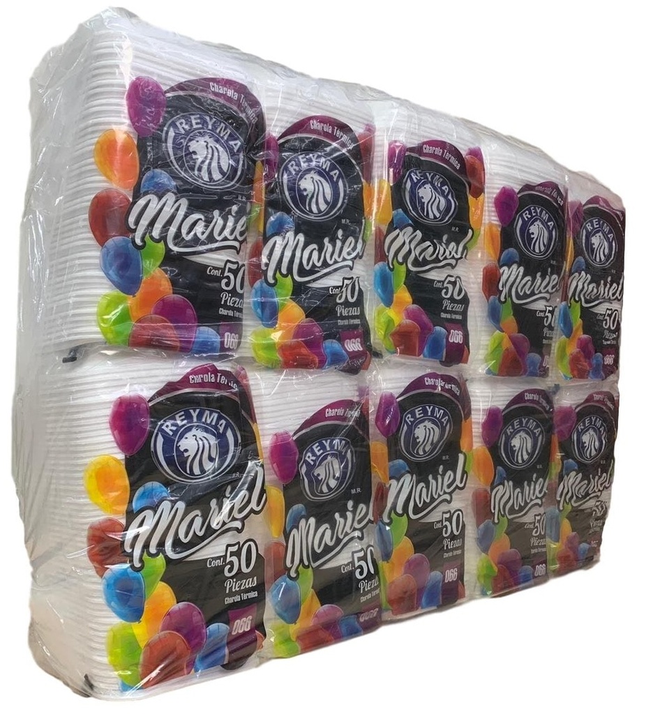 [CH066MA COLCHON-R2M2S2] CHAROLA TERMICA 066 MARIEL 10 PAQ/50 PZAS