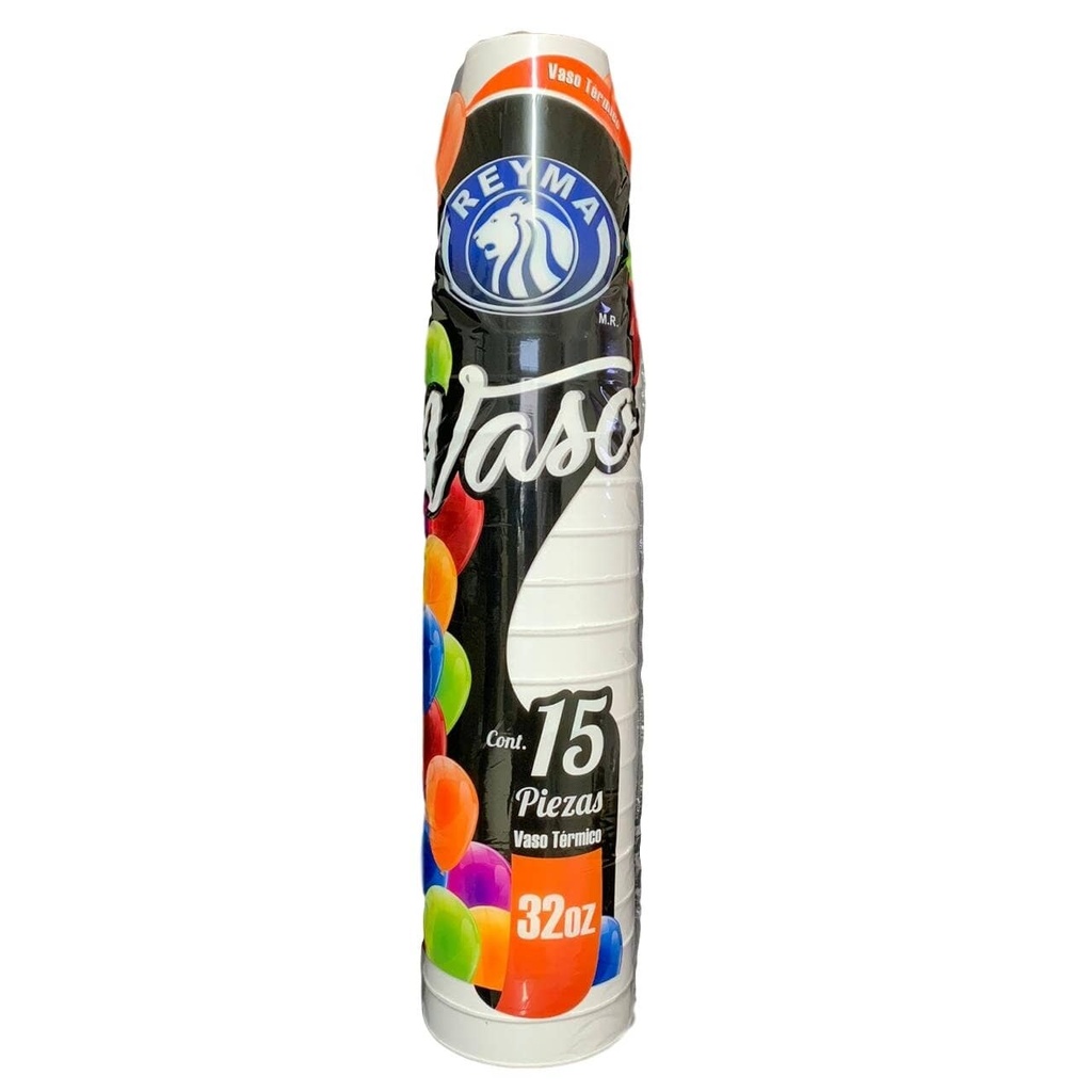 [VT1LT-R5BM3S1] VASO TERMICO NO 1 LITRO REYMA 1 PAQ / 15 PZAS
