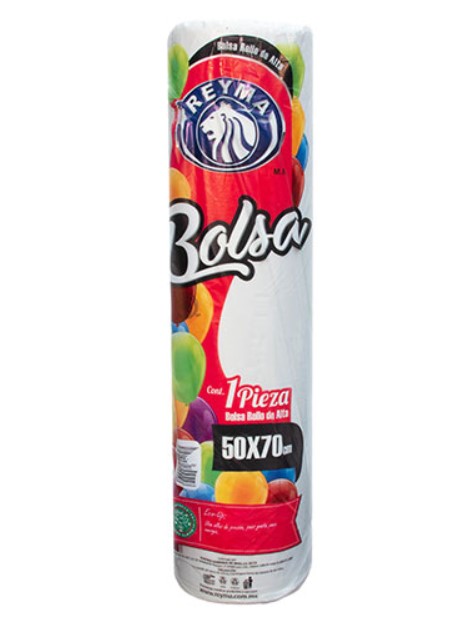 [BAR5070-R3M1S1] BOLSA ALTA ROLLO 50 X 70 1 ROLLO