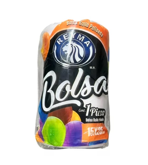 [BPRCH1525-R3M3S3] BOLSA POLISEDA ROLLO CHICO 15 X 25 1 ROLLO