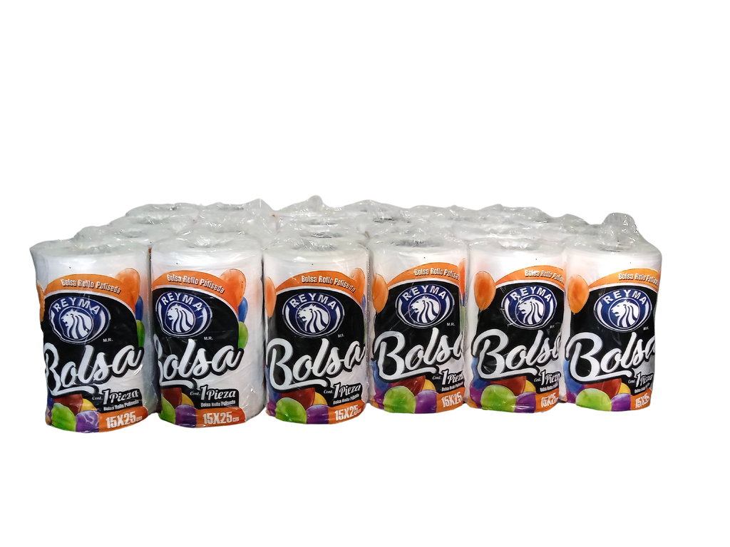 [BPRCH1525 BLT-R3M3S3]BOLSA POLISEDA ROLLO CHICO 15 X 25 1BLT-24 ROLLOS