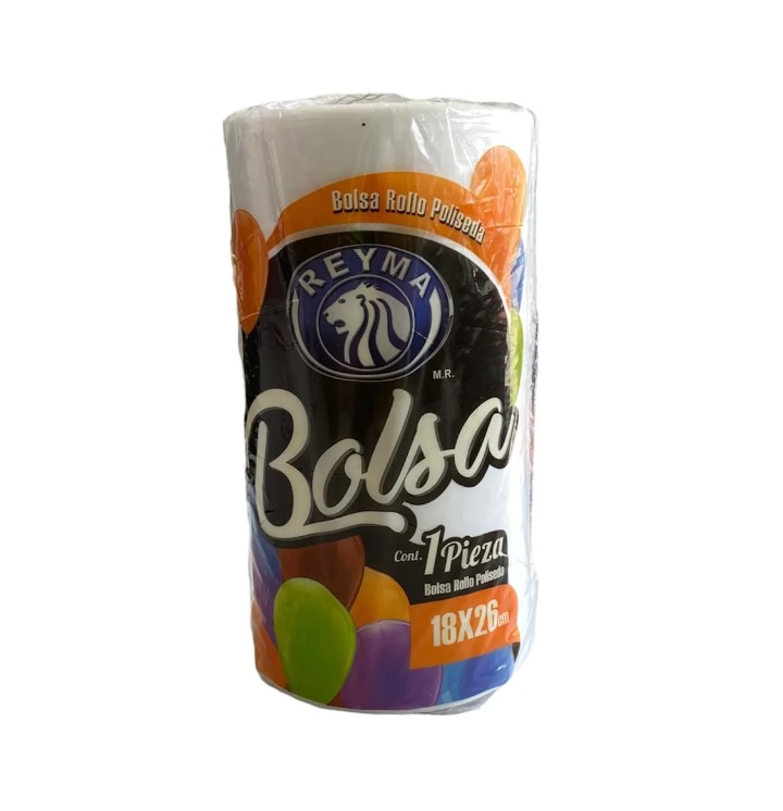 [BPRCH1826-R3M3S3] BOLSA POLISEDA ROLLO CHICO 18 X 26 1 ROLLO