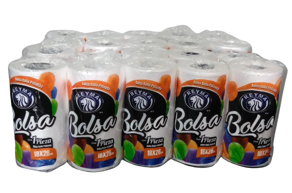 [BPRCH1826 BLT-R3M3S3] BOLSA POLISEDA ROLLO CHICO 18 X 26 1BLT-20 ROLLOS