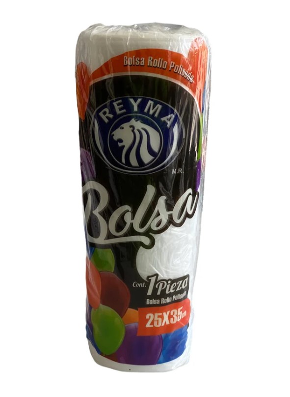 [BPRCH2535-R3M3S2] BOLSA POLISEDA ROLLO CHICO 25 X 35 1 ROLLO