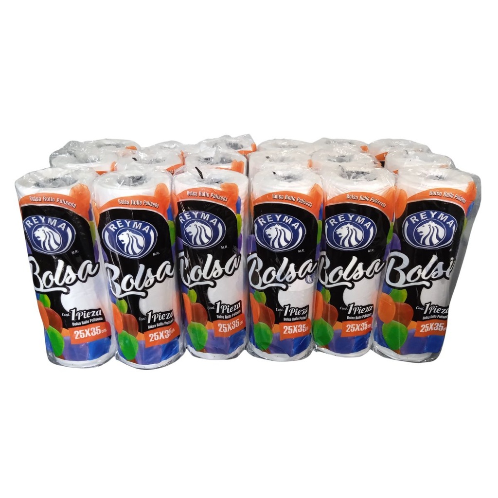 [BPRCH2535 BLT-R3M3S2] BOLSA POLISEDA ROLLO CHICO 25 X 35 1BLT-18 ROLLOS