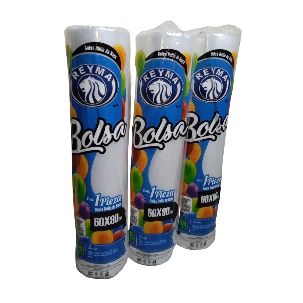 [BBR6090 BLT-R3M2S1] BOLSA BAJA ROLLO 60 X 90 1BLT-3 ROLLOS