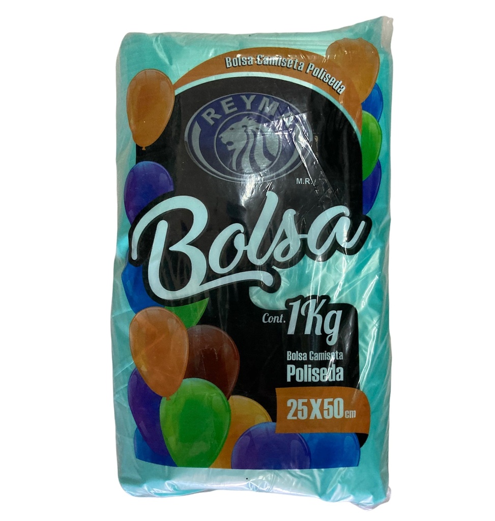 [BPF2550-R3M4S2] BOLSA POLISEDA FUELLE CAMISETA 25 X 50 1KG