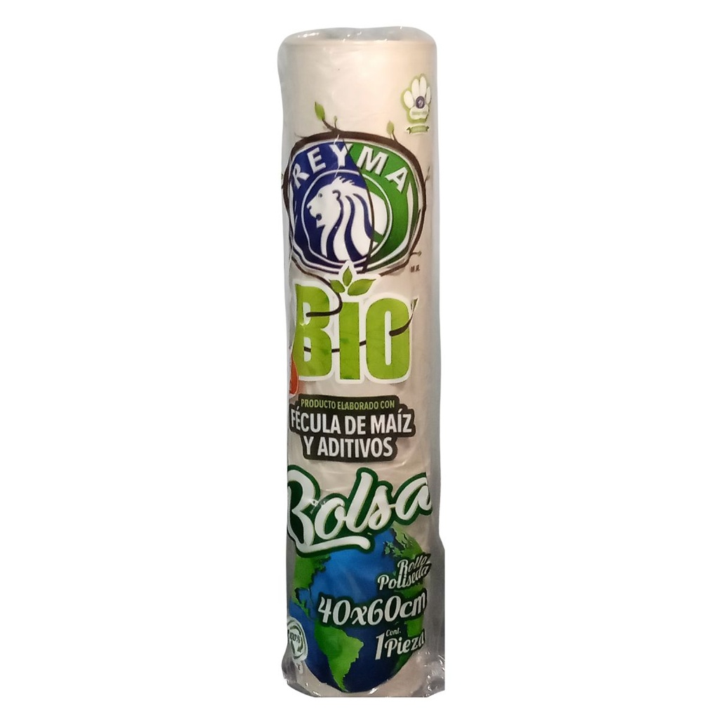[BPRCH4060BIO-R7BM2S1] BOLSA POLISEDA ROLLO CHICO BIODEGRADABLE 40 X 60 1 ROLLO