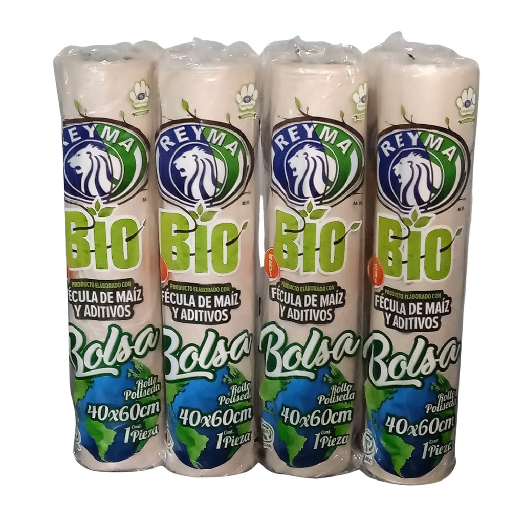 [BPRCH4060BIO BLT-R3M3S1]BOLSA POLISEDA ROLLO CHICO BIODEGRADABLE 40 X 60 1BLT-8 ROLLOS