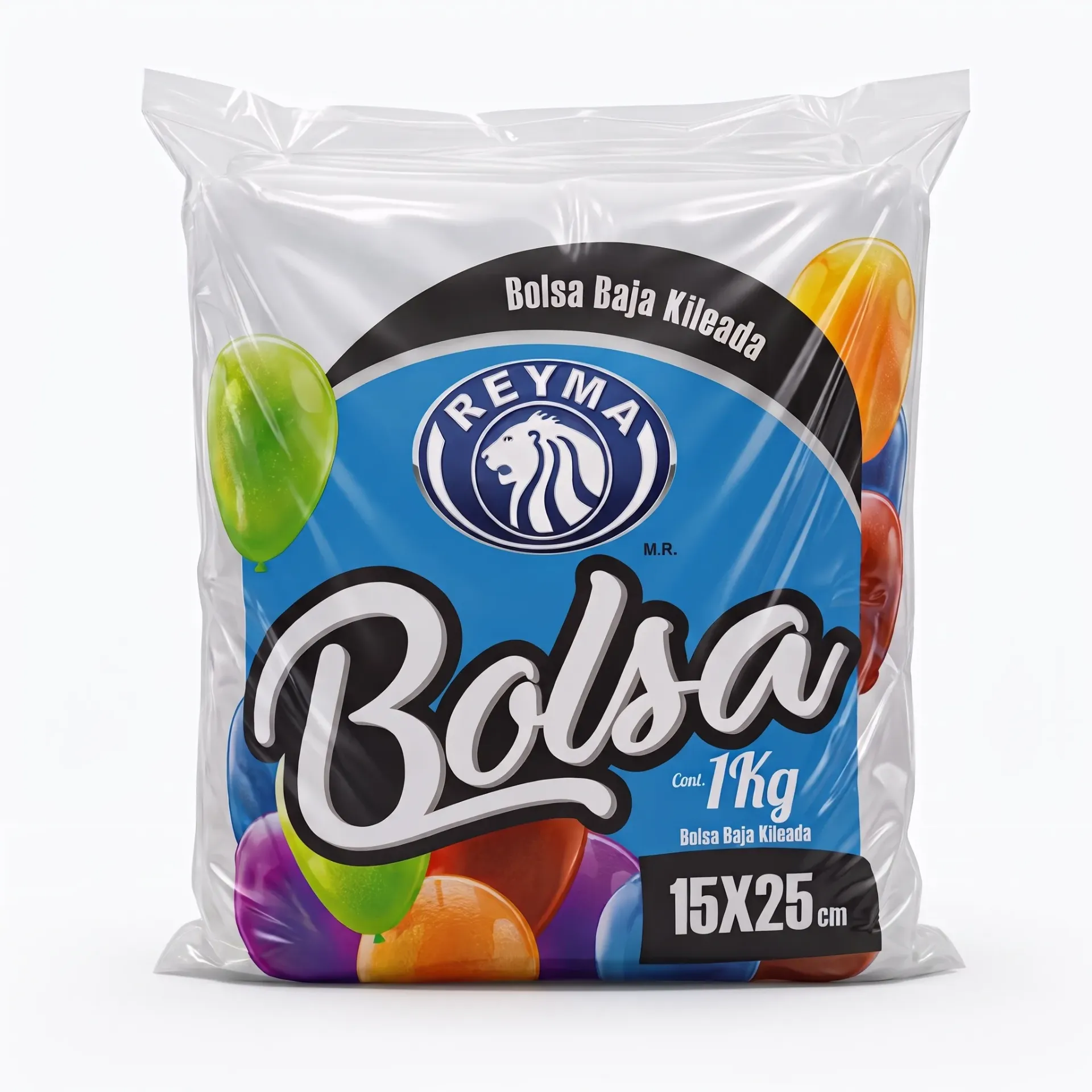 [BBCK1525] [BBCK1525-R7BM4S3] BOLSA BAJA CORTADA KILEADA TRANSPARENTE 15 X 25 1KG
