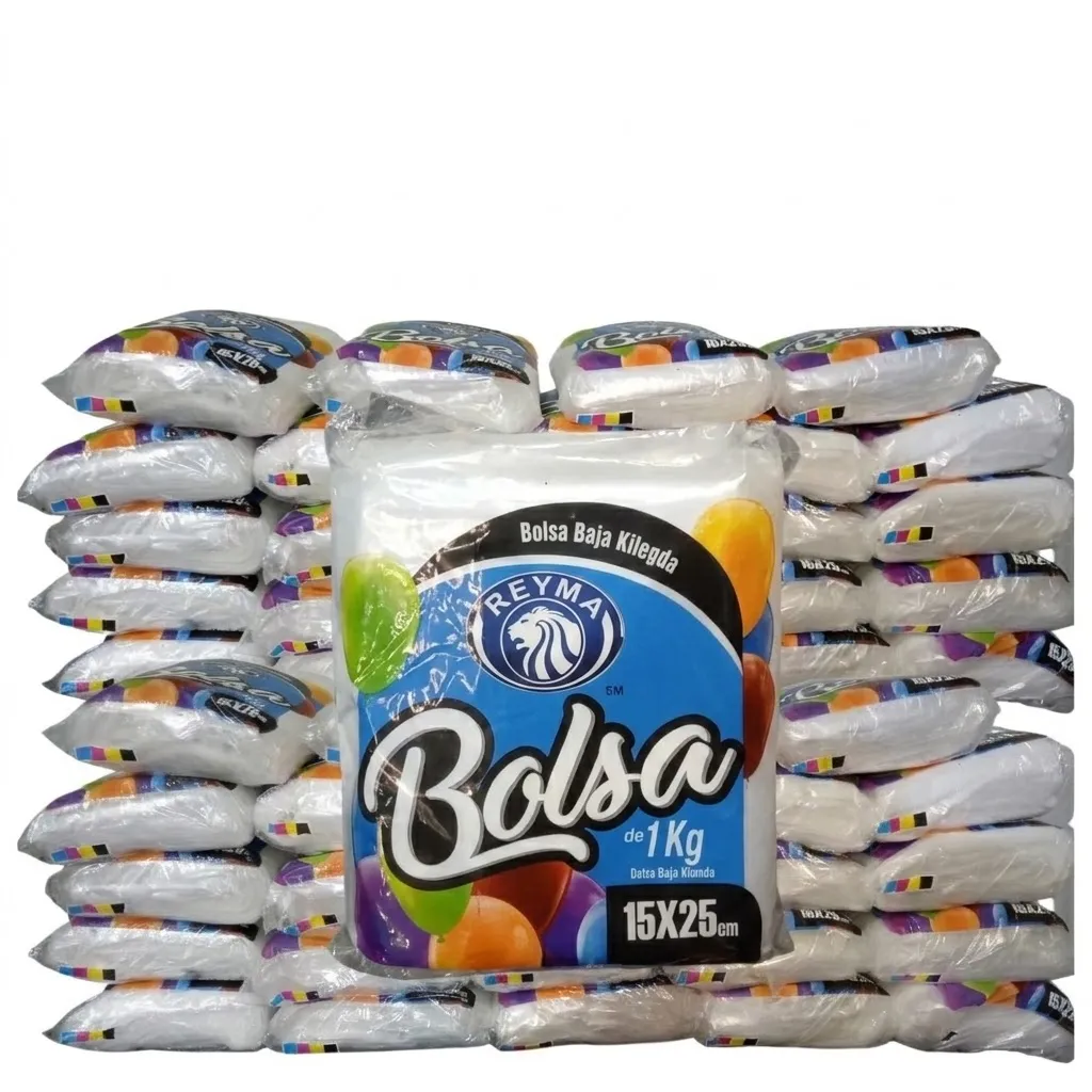 [BBCK1525 BLT] [BBCK1525 BLT-R4M1S1] BOLSA BAJA CORTADA KILEADA TRANSPARENTE 15 X 25 1BLT-25KG